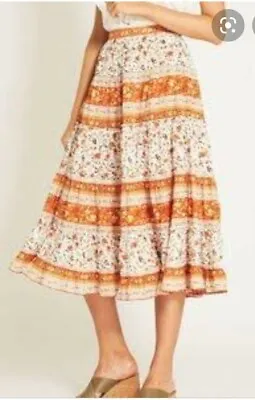 $130 • Buy ARNHEM Bloom Skirt Orange Blossom. New With Tags. Size 12. 
