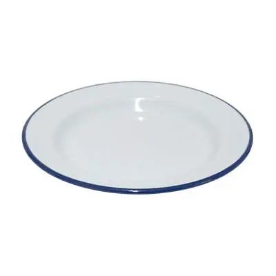 Falcon Enamelware Dinner Plate 24cm White Dinnerware Scratch/Stain Resistant New • £7.06