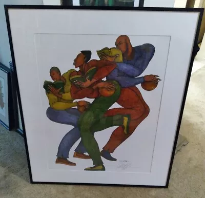  THE MIND GAME  Art Poster Print By Charles Bibbs Framed/Matted 26x30 • $159.99