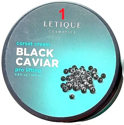 NEW LETIQUE Cosmetics Corset Cream 1-Black Caviar Pro Lifting • $16.95