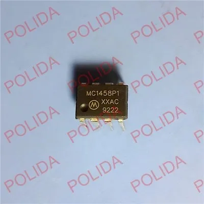 10pcs Dual Operational Amplifiers Ic Motorola Dip-8 Mc1458p1 Mc1458pi Mc1458p • $4.50