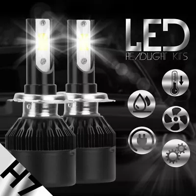 CREE H7 LED Headlight Kit 1020W 153000LM High Low Beam Bulbs White Lamp 6500K HI • $15.99