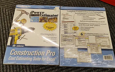 C0 Adams Construction Pro Power Estimator Forms & And Software Suite For Excel • $16