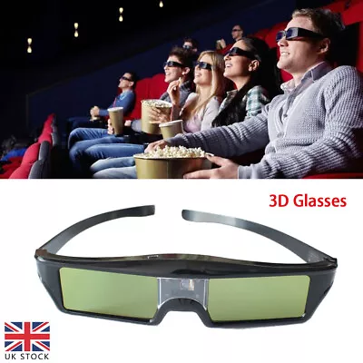 £13.80 • Buy For DLP-Link Projector Optoma BenQ USB Rechargeable Active Shutter 3D Glasses UK