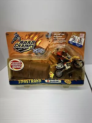 Mxs Motocross Toy Travis Pastrana Vintage Sealed Suzuki Rm￼ Moto Road Champs • $98.22