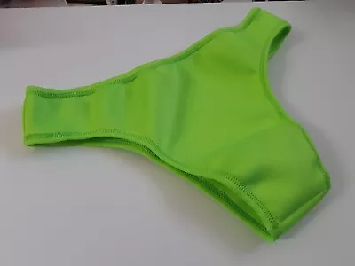 Mens Neoorene Scuba Brief Shown 1/2 Back Handmade Custom Gear USA Green Neon • $32.09