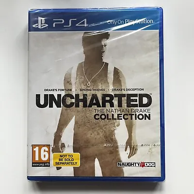 Uncharted Nathan Drake Collection: (PS4) 2015 Sealed PEGI 16 • £17.95