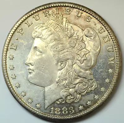 1883-cc Morgan Silver Dollar Bu Prooflike Pl Uncirculated Nice • $350