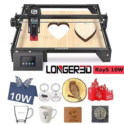 Longer Ray5 10W Laser Engraver CNC Wood Cutter Wifi Engraving Cutting Machine • £338.39