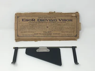 Antique 1930's Windshield Driving Visor Vintage Sun Glare Shield Accessory • $149.95