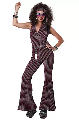 Brand New 70's Halter Pant Set Disco Adult Costume • $32.46