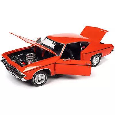 Auto World 1/18 Diecast Model Car 1969 Chevrolet  Nickey  Chevelle Hugger Orange • $114.14