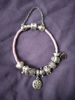 $450 • Buy Pandora Charm Bracelet With Genuine Charms