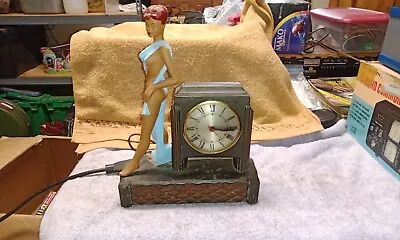 Vintage Sessions Nude Woman Clock Metal Working • $110