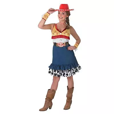 £48.76 • Buy Ladies Official Toy Story Jessie Cowgirl Costume & Hat Disney Fancy Dress Outfit