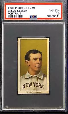 1909-11 T206 Piedmont 350 Willie Keeler PSA 4.5 • $1500
