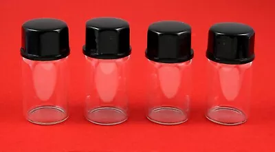 1/2 Oz Glass Display Vials For Gold Prospecting Nuggets Qty 4 • $9.95