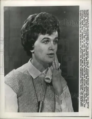 1964 Press Photo Marina Oswald During Her TV Interview - Nef57355 • $19.99