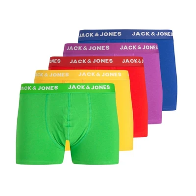 £30.99 • Buy Jack & Jones Mens Comfortable Soft Cotton Stretch Colour 5 Pack Boxers