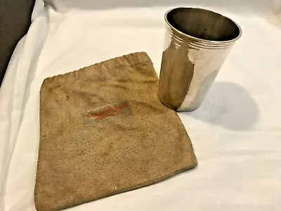 Vintage Mint Julep Cup EALES 1779 Quad Plate  With Protector Bag • $329