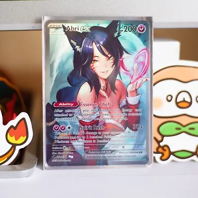 Ahri League Of Legends Full Art Waifu Trading Card Holofoil • $9.99