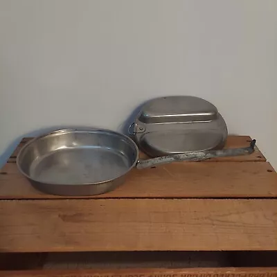 Military US Leyse 1952 Aluminum Mess Kit -  Skillet And Tray • $22.99