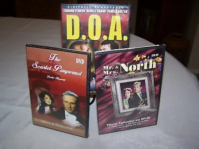 $7.50 • Buy The Scarlet Pimpernel - Mr. & Mrs. North - D.O.A. (DVD)  Glorious Black & White 