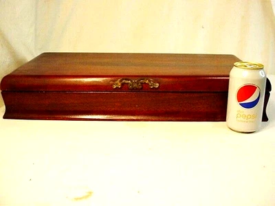 $55.99 • Buy Vtg Oneida Community  Silverware Flatware Chest Container Box Pink Felt 21x11 
