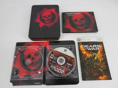 $12.99 • Buy Gears Of War Steelbook Tin + Bonus Disc (Microsoft Xbox 360, 2006) ~ NO GAME