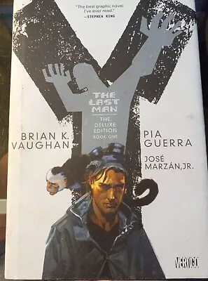 Y The Last Man Book One By Brian K. Vaughan Deluxe Edition Hard Cover • $10