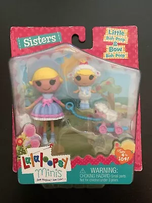 NEW Lalaloopsy Minis Sisters LITTLE BAH PEEP & BOW BAH PEEP • $9.99