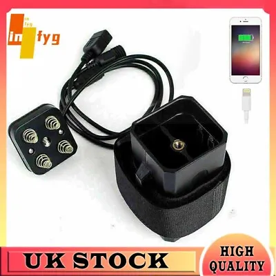 8.4V 18650 Waterproof Battery Pack Case Box House Cover For Bike Lights Phone • £11.98