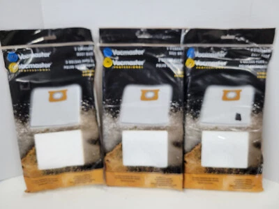 $19.99 • Buy Lot Of 9-Vacmaster 8-10 Gallon Standard Vacuum Dry Dust Bags For Shop-Vac 3/3pk