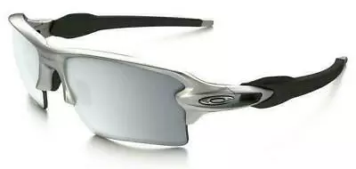 NEW OAKLEY POLARIZED Flak Jacket 2.0XL Silver Chrome Iridium Polarized OO9188-31 • $149.95