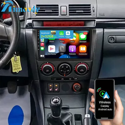 9  Android 13 For Mazda 3 2004-2009 Car Stereo MP5 Radio Player GPS Navi CarPlay • $119.99