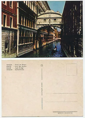 29902 - Venezia Ponte Dei Sospiri - Venice Bridge Of Sighs - Old Postcard • £5.13