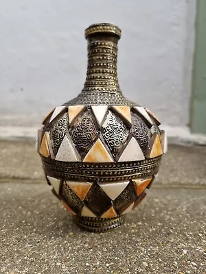 £120 • Buy Vintage Moroccan Decorative Large Ornament Vase