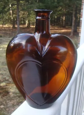 Vintage PAUL MASSON Heart Shaped Valentine Liquor Bottle • $5