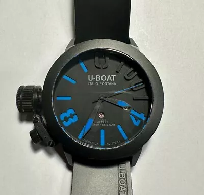 U-Boat Classico U-1001 Limited Editon Blue & Black Dials With Box & Papers  • $2500.64