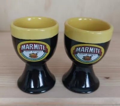 Ceramic Advertising Marmite Egg Cups X2 • £5.99