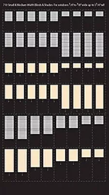 City Classics 710 HO Window Dressings - Venetian Blinds & Pull Shades (50/pkg) • $8.14