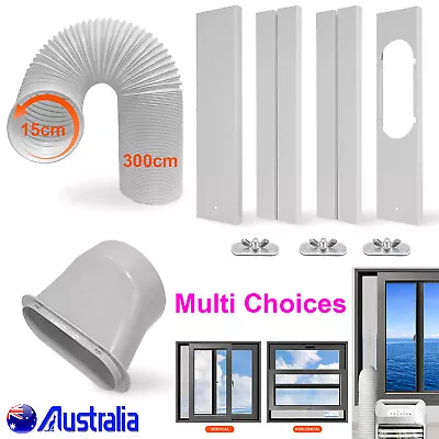 Portable Air Conditioner Window Slide Kit Plate Parts Exhaust Hose Duct Adaptor • $19.70