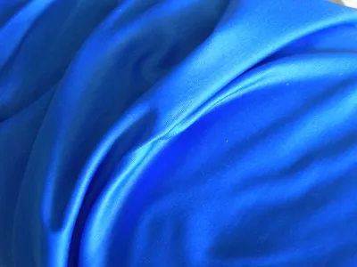 Royal Blue Stretch Fabric Hi Tech Performance Fabric 4w Moisture Wicking Btyx60w • $15.25