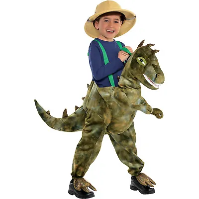 Childs Ride On Light Up Dinosaur Costume Book Week Day Boys Girls Fancy Dress • £17.99