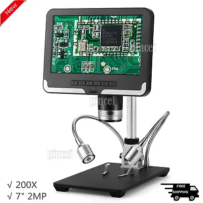 Andonstar 200X Digital Microscope 2MP Support Image Reversal 7  8 LEDs AD206 • $119.18