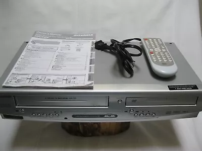 SYLVANIA DVC840F DVD/CD~VHS Player/Recorder Combo With Remote And Manual~ Works! • $55