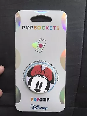 Disney Minnie Mouse Metal Pop Socket Enamel Pop Up Phone Grip • $7.99