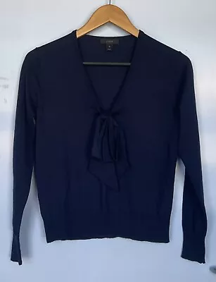 J. Crew Blue Sweater With Necktie Size XS (1a) • $30