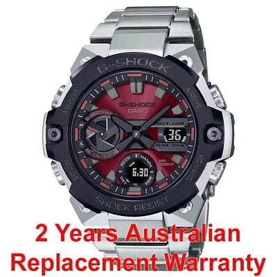 Casio G-shock G-steel Solar Bluetooth Watch Gst-b400 Metal Red Gst-b400ad-1a4 • $749.99