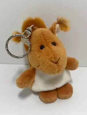 ENESCO NICI Plush Bean Bag Animal Squirrel Keychain Keyring Backpack Clip • $6.99